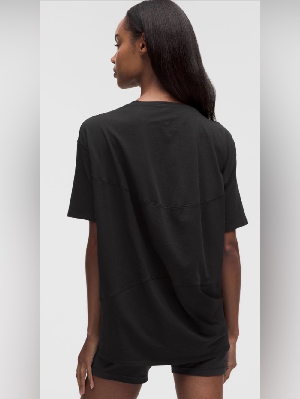 lululemon athletica Black Back In Action Dolman Sleeve Tee
